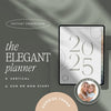 2025 Digital Planner, iPad & Tablet, Goodnotes, Notability, Aesthetic Planner, Minimalist Modern Vertical, Dated