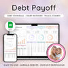 Debt Payoff Planner, Debt Snowball Spreadsheet, Debt Avalanche Calculator, Debt Free Planner, Loan Tracker, Credit Card Payoff Plan