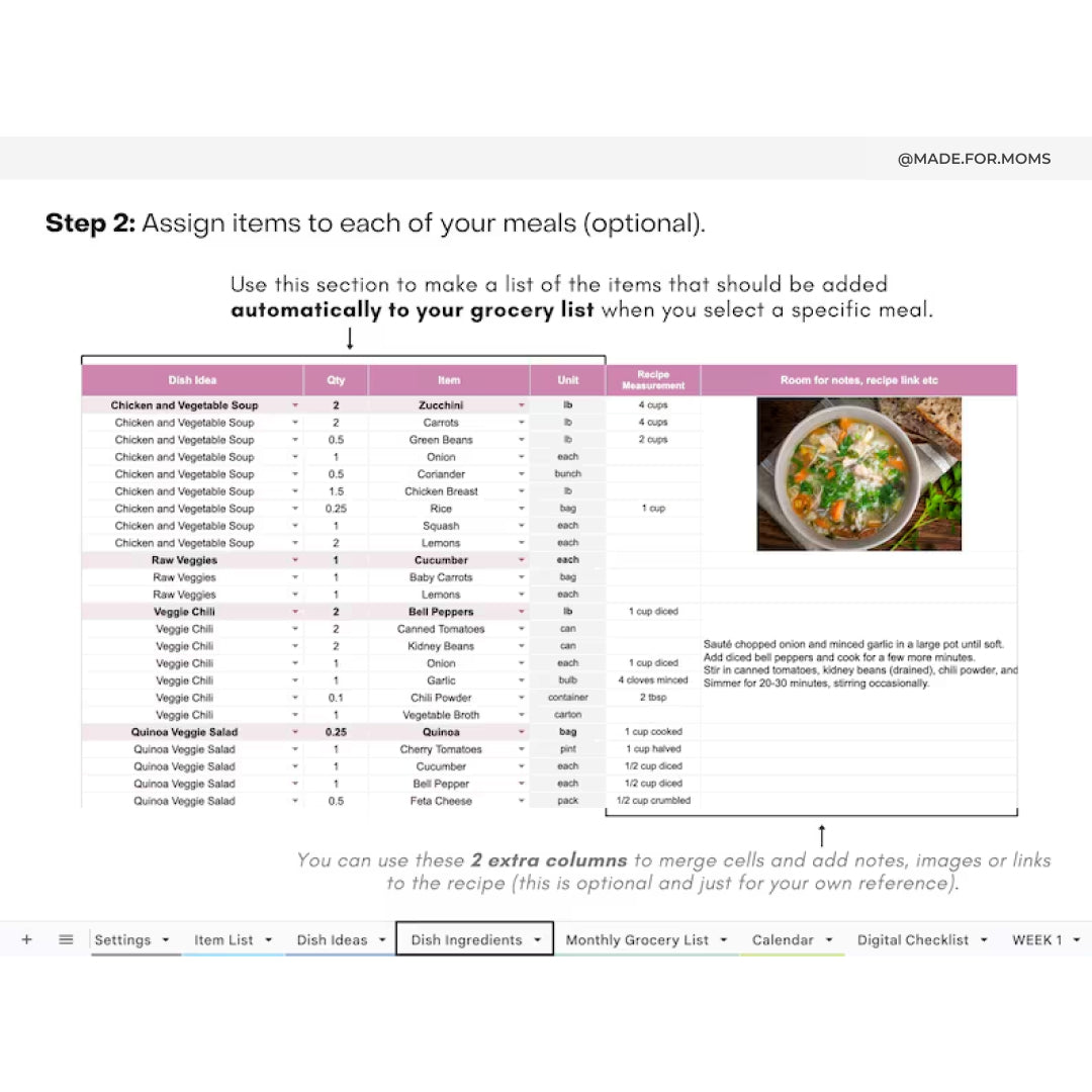 Weekly Meal Planner, Automatic Grocery List, Monthly Meal Calendar, Meal Prep Planner, Free Premium To Do List