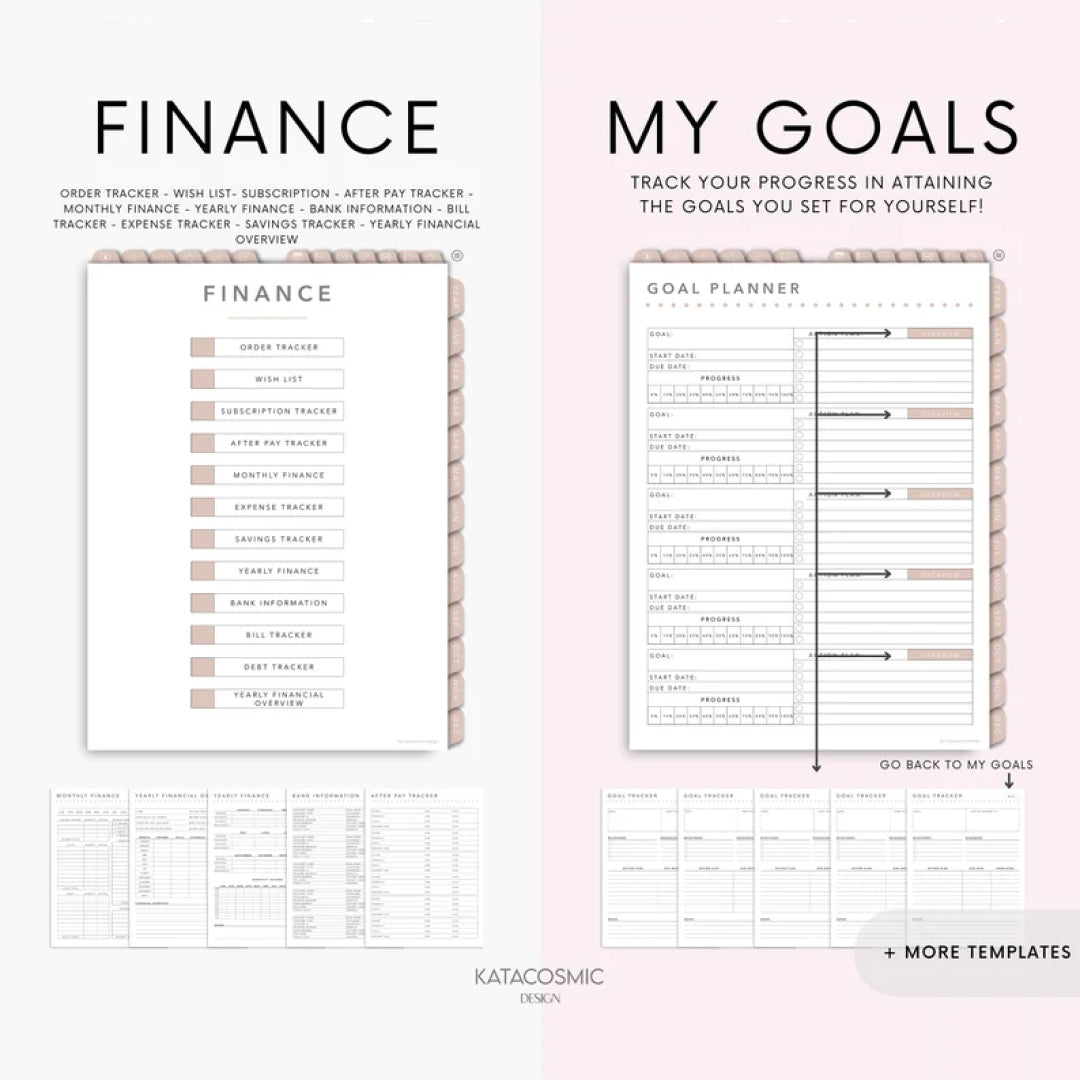 Ultimate Digital Planner, 2025, 2026 & Undated, Daily, Weekly Planner, iPad, Apple & Android