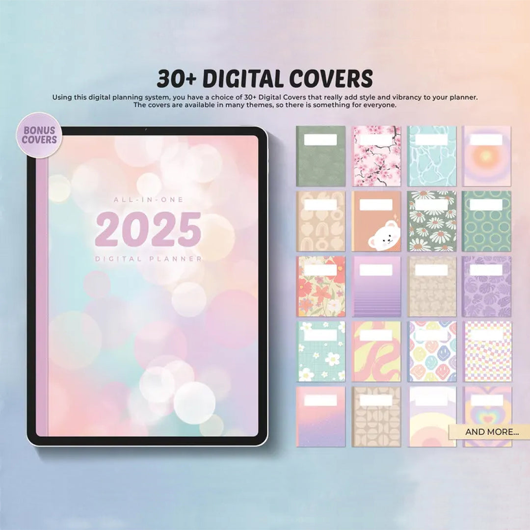 2025 All-in-One Digital Planner, Goodnotes