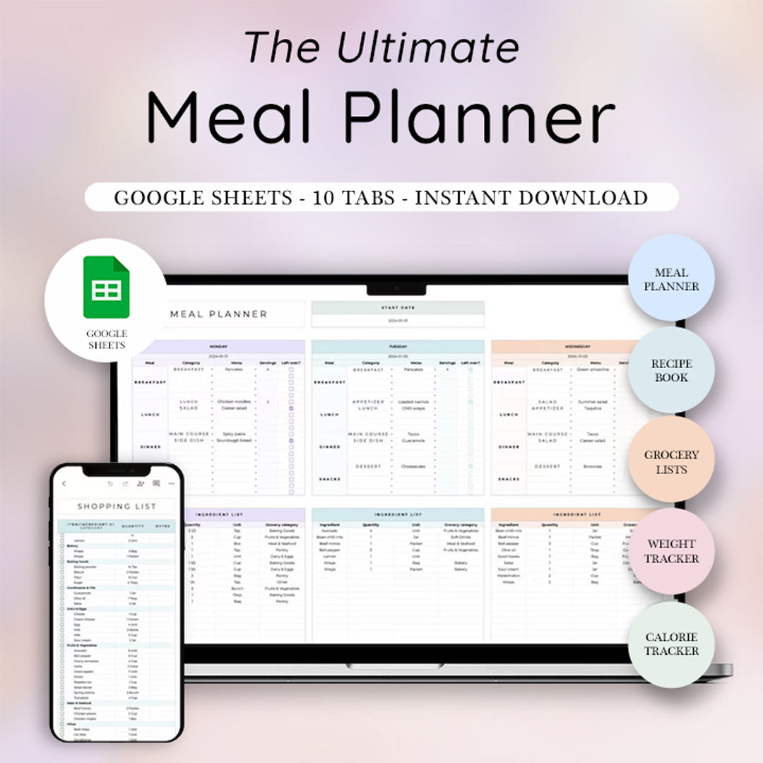 Better Everyday Bundle **80% off** Simple Budget, Goal Planner, To Do List, Calendar, Meal Planner