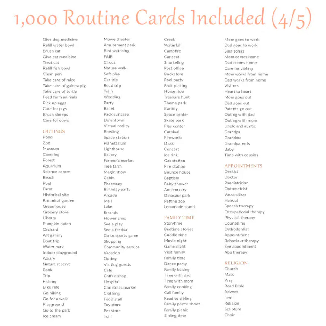 Daily routine cards for kids, Visual Schedule, Routine Chart for Kids, Chore Chart, Daily Rhythm Checklist, Editable