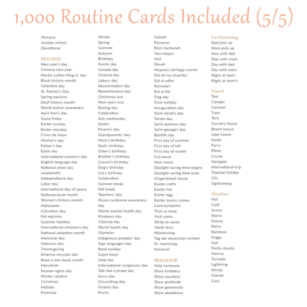 Daily routine cards for kids, Visual Schedule, Routine Chart for Kids, Chore Chart, Daily Rhythm Checklist, Editable