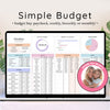 Simple Budget, Monthly, Weekly, Annual Budget, Savings Guide, Bill Calendar