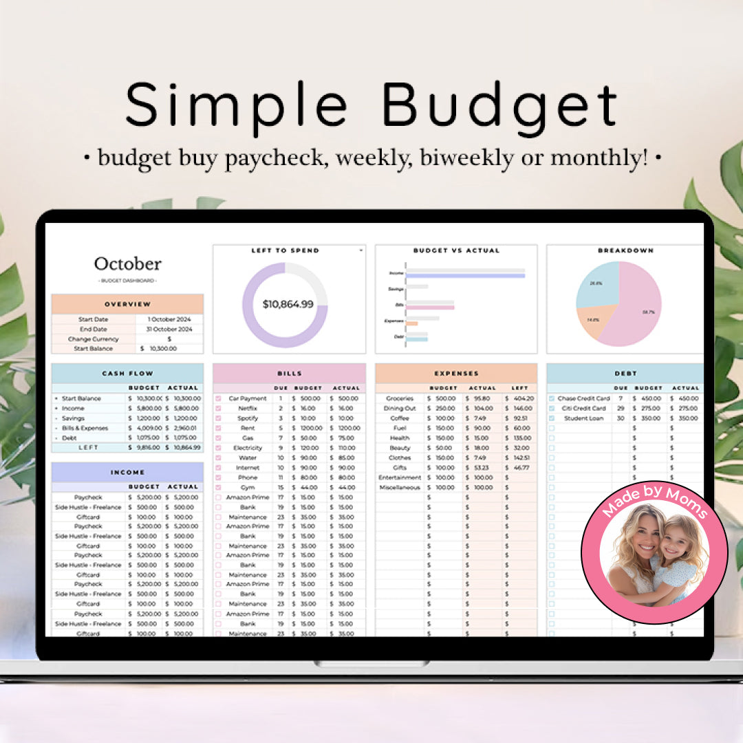 Better Everyday Bundle **80% off** Simple Budget, Goal Planner, To Do List, Calendar, Meal Planner